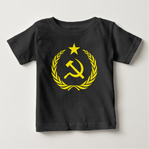 Cold War Communist Flag Baby Fine Jersey T-Shirt