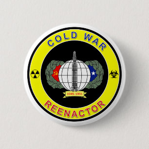 Cold War Reenactor 2 Inch Round Button