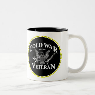 COLD WAR VETERAN Two-Tone COFFEE MUG