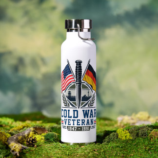 Cold War Veteran USA Germany Berlin Water Bottle