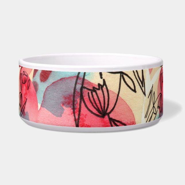 Cold Warm Watercolor Floral Geometric (Front)