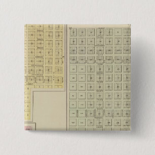 Cold Water, Protection, Avilla, Kansas 2 Inch Square Button