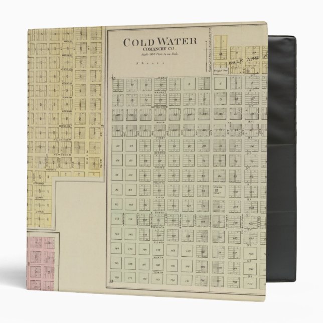 Cold Water, Protection, Avilla, Kansas Binder (Front/Inside)