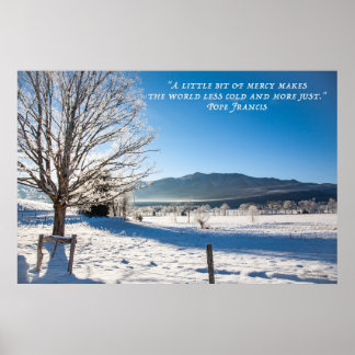 Cold Winter Day and Mercy Poster