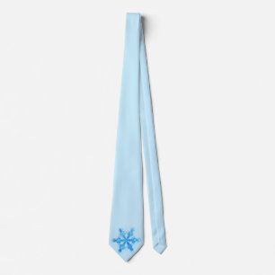 Cold Winter Snowflake Tie