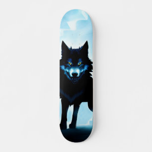Cold-Zone Attentive Wild Wolf Skater Skateboard