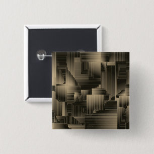 Colden Halls Art Deco 2 Inch Square Button