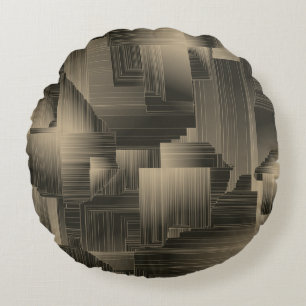 Colden Halls Art Deco Round Pillow