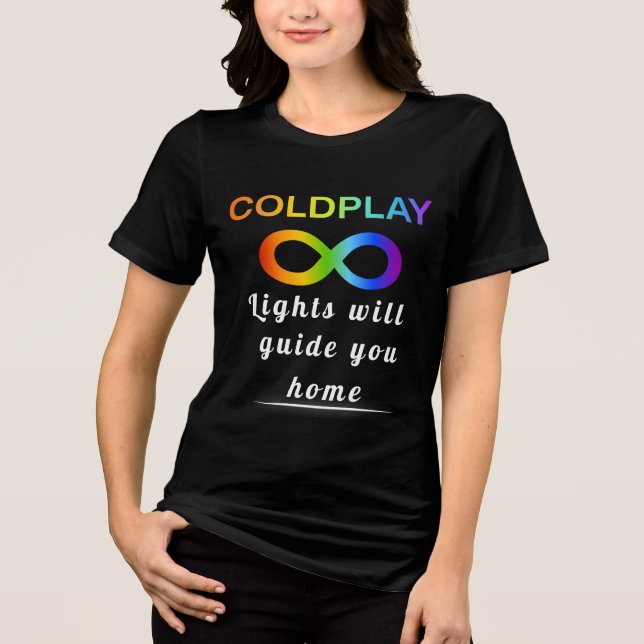Coldplay Infinity  Tri-Blend Shirt (Front)