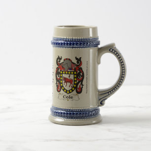 Cole Family Crest Stein