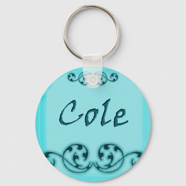 Cole Ornamental Keychain (Front)