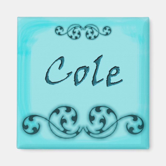 Cole Ornamental Magnet (Front)