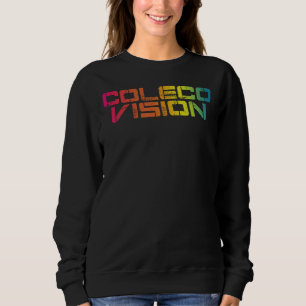 Coleco Vision Vintage Retro Colourful Text Sweatshirt