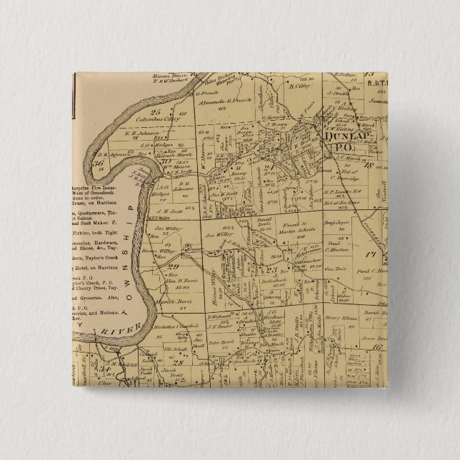 Colerain, Ohio 2 Inch Square Button (Front)