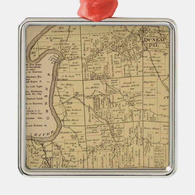 Colerain, Ohio Metal Ornament (Front)