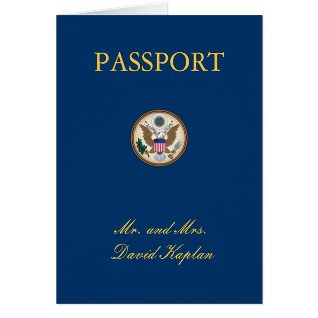 Coles Custom Tanzania Theme Passport (Front)