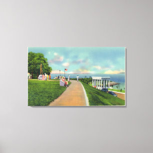 Coles Hill View of the Promenade Canvas Print