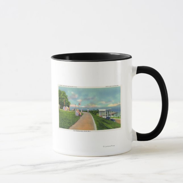Coles Hill View of the Promenade Mug (Right)