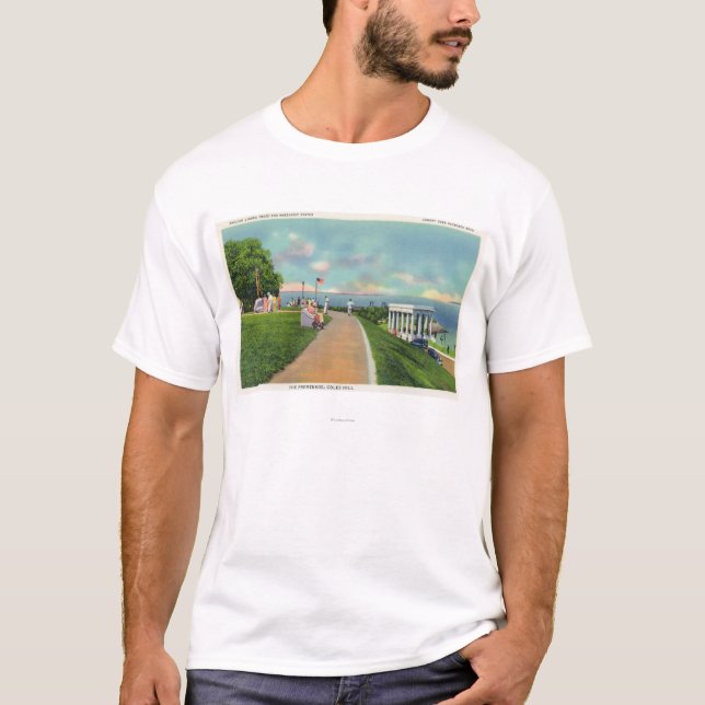 Coles Hill View of the Promenade T-Shirt (Front)
