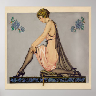 Coles Phillips 1922 art deco Vintage pin up girl Poster