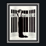 Coles Phillips Art Deco "Picture Screen" 16 x 20 Poster<br><div class="desc">Stunning Art Deco Black and White Poster entitled "Picture Screen"   by Coles Phillips 16 x 20</div>