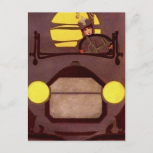 Coles Phillips ‘Fadeaway Girl’ “The Roadster" Postcard