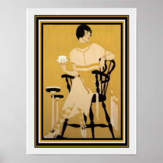 Coles Phillips "L'Heure Magique" Déco Imprimer 12 