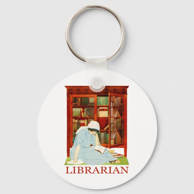 Coles Phillips Librarian Keychain (Front)