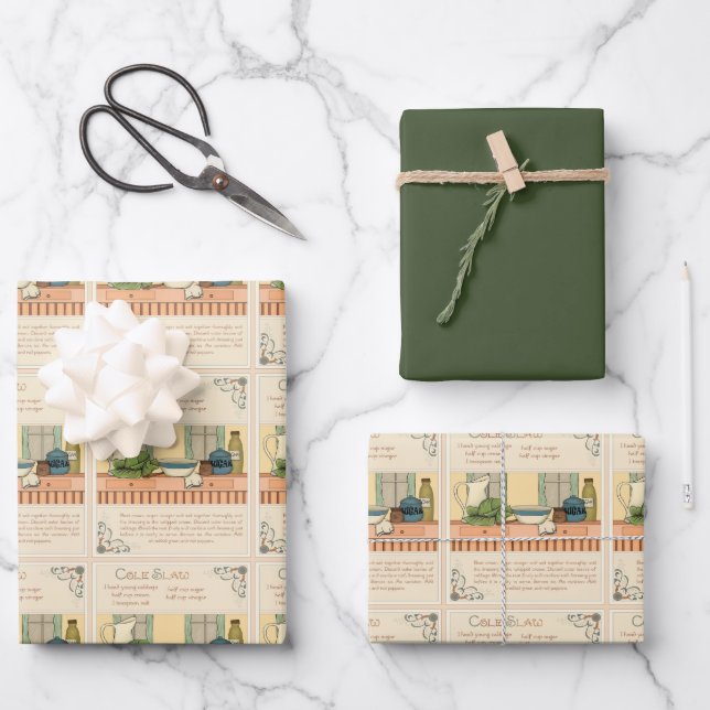 Coleslaw II Wrapping Paper Sheet (Front)