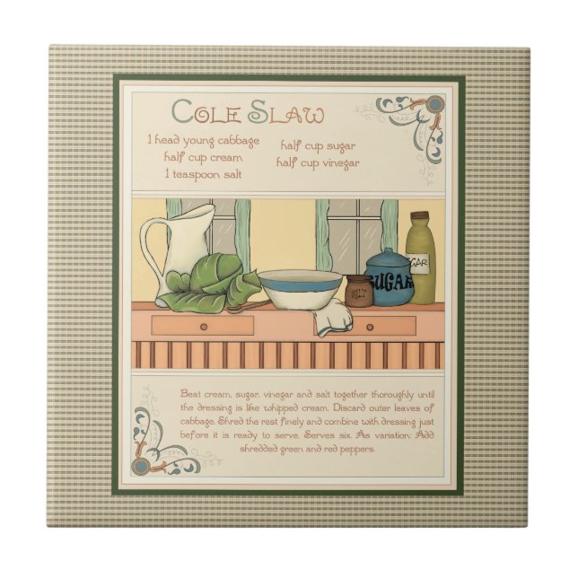 Coleslaw Tile (Front)