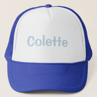 Colette Blue White Hat