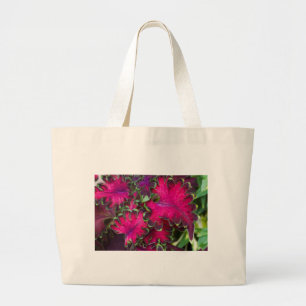 Coleus Macro Large Tote Bag