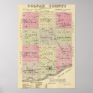 Colfax County, Nebraska Poster