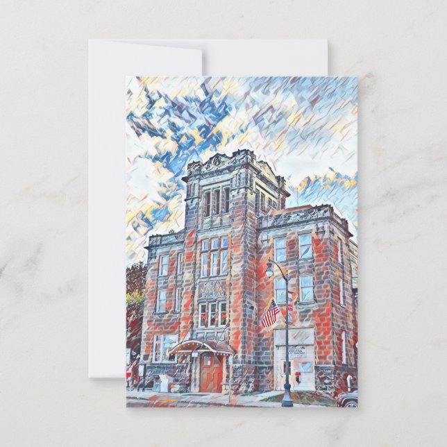 Colfax Municipal Building Thank You Card (Front)