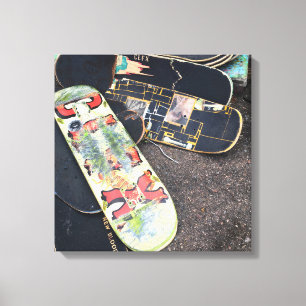 colfax skateboards canvas print