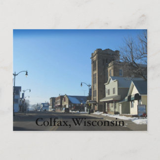 Colfax, Wisconsin Carte postale