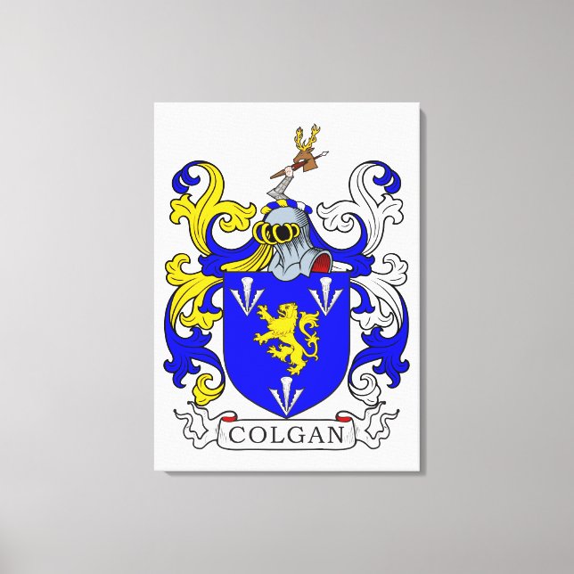 Colgan Coat of Arms Canvas Print (Front)