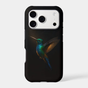 Colibri à queue rousse Noir 4 Luxe iPhone 17 Pro,