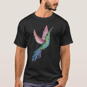 Colibri Bird Nature Colourful Hummingbird T-Shirt