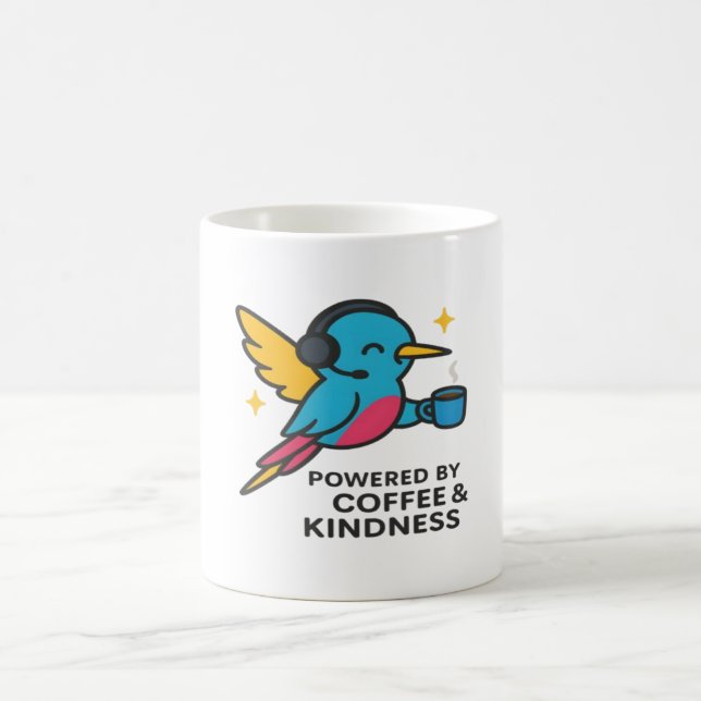Colibri Caféiné Support Pro Mug (Centre)