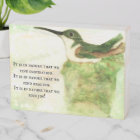 Colibri - C'est dans la nature que nous trouvons l