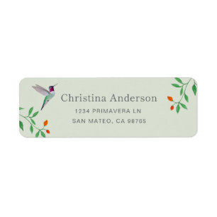Colibri de Californie Adresse