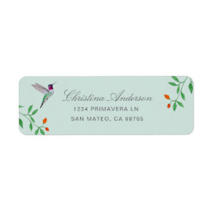 Colibri de Californie  Adresse
