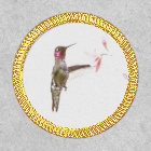 Colibri et fleur simple