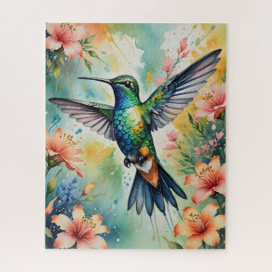 colibri floral puzzle