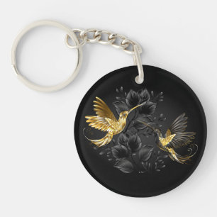 Colibri noir et or