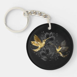 Colibri noir et or