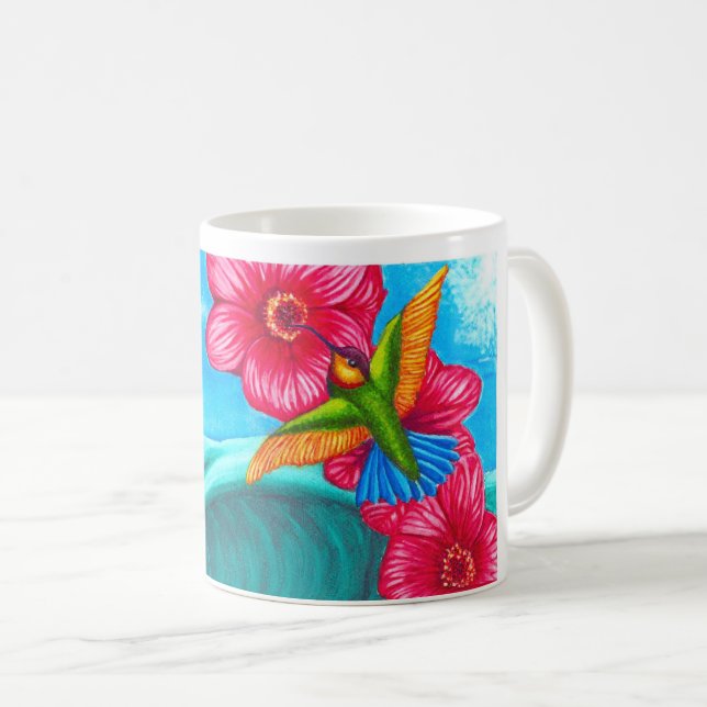 Colibri Ocean Coffee Mug (Devant droit)