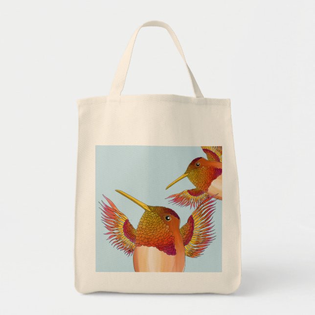 Colibri roux sur un Sac fourre-tout (Devant)
