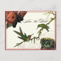 Colibris de la Protea Rouge - Carte de réservation